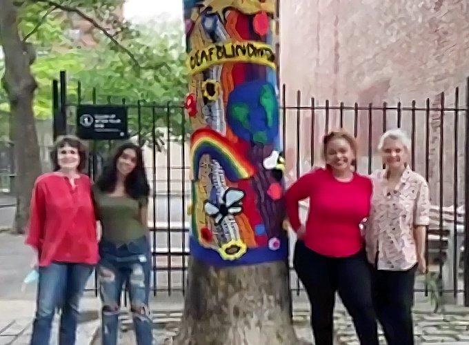 Thank you for joining us in our awareness initiative for 2021: yarn bombing